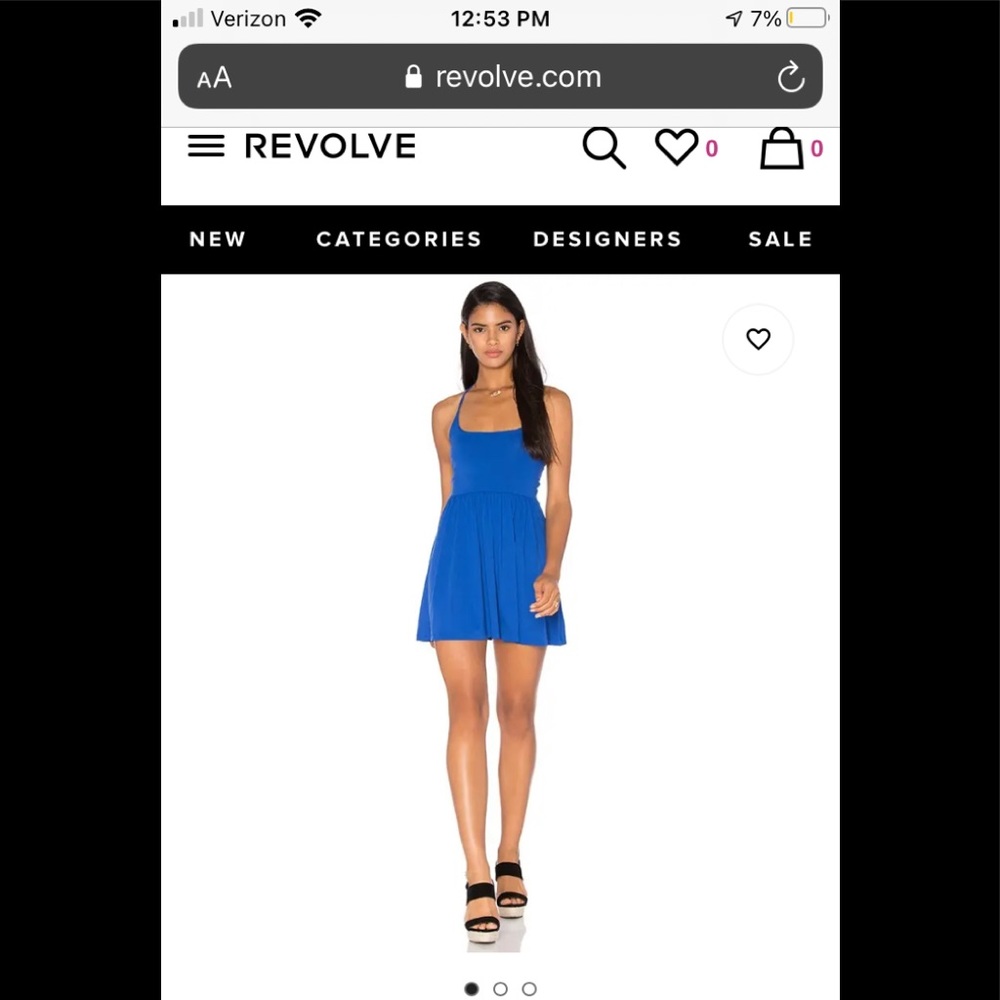 PRISTINE‼️ SUSANA MONACO STRAPPY BACK DRESS‼️